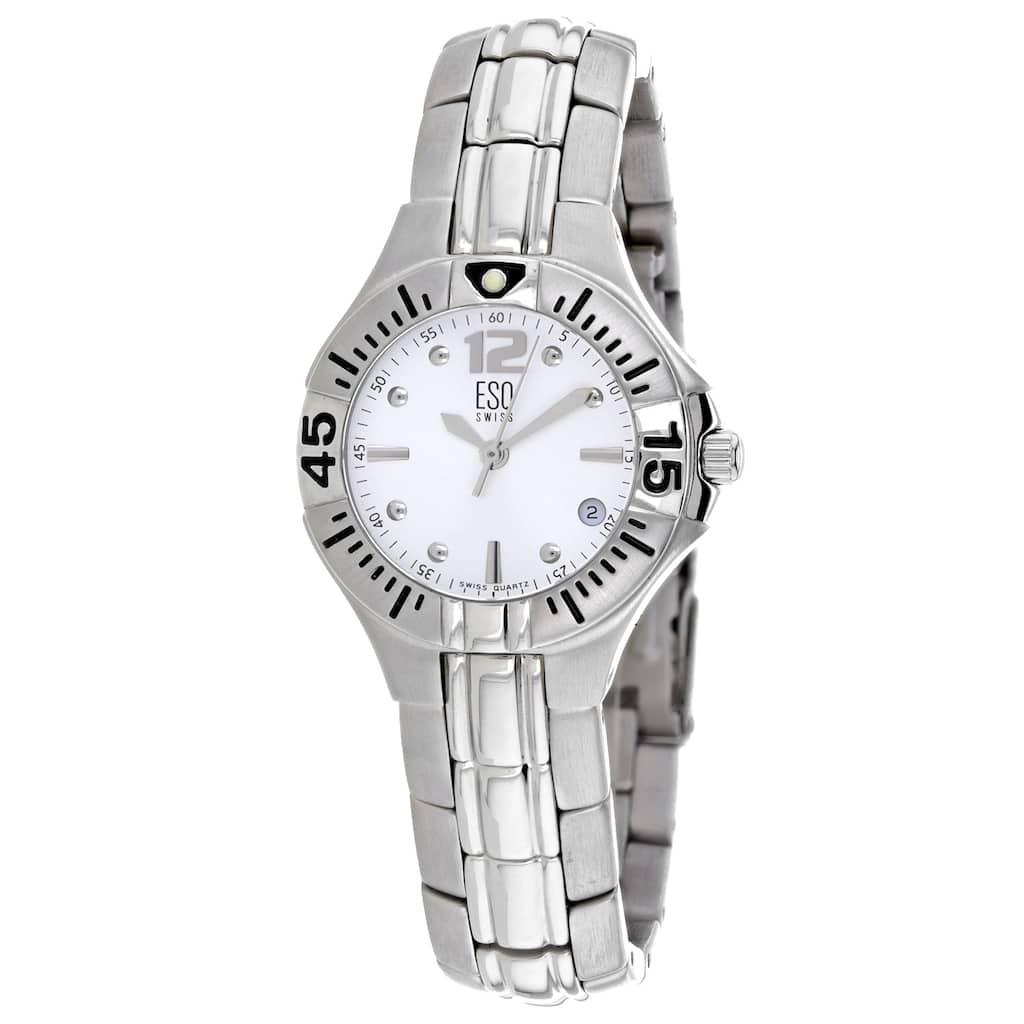 ESQ Women's Silver Stainless Steel Silver Dial White Dial Watch - 7100742 - 6 (36)
