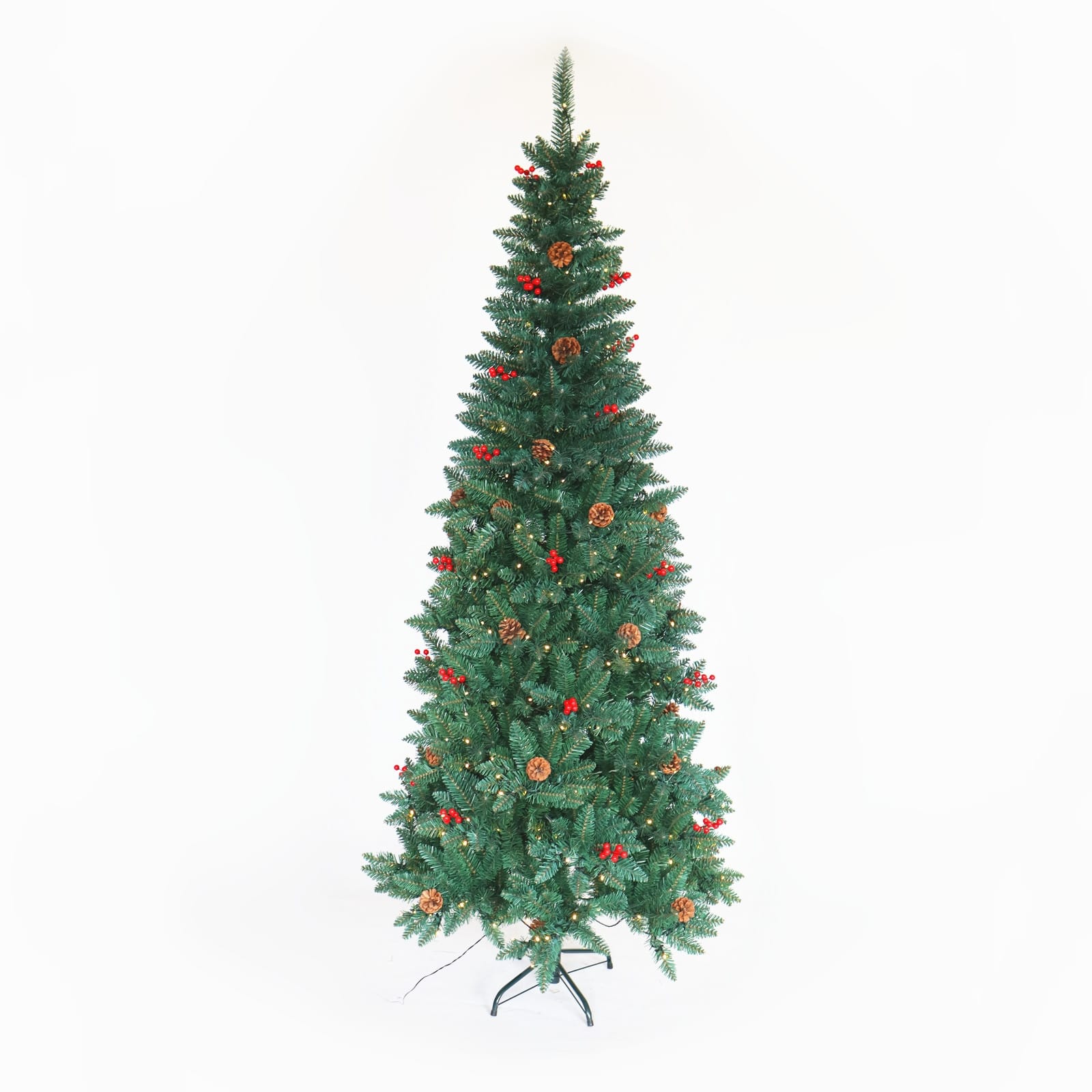 Pre Lit Skinny Christmas Tree 