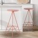 preview thumbnail 36 of 49, Trinity Modern Round Metal Backless Bar Stool with Hairpin Legs and Integrated Footrest for Kitchen Island & Home Bar
