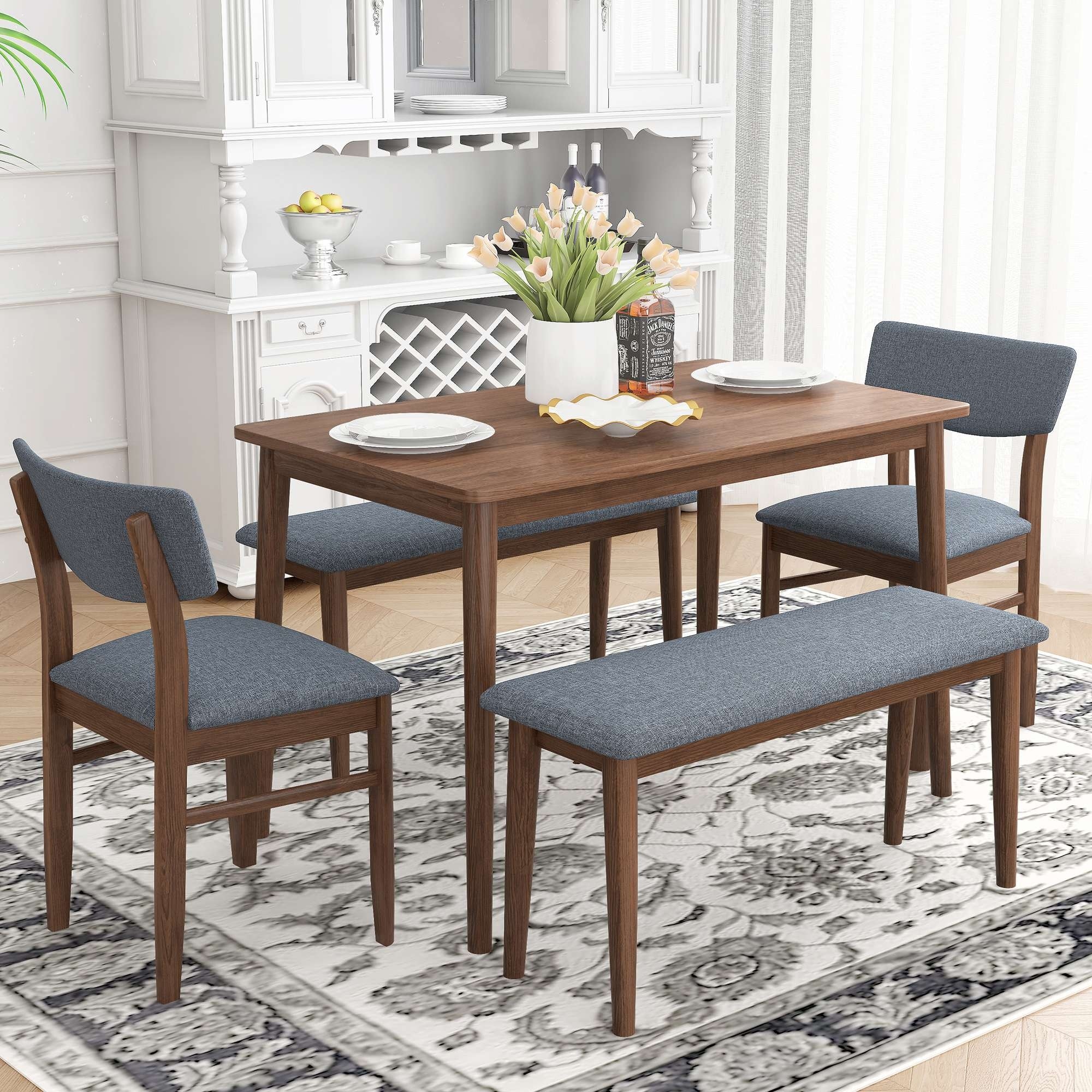2 chairs and bench set clearance