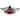 Better Chef 10 Inch Red Aluminum Deep Frying Pan with Glass Lid