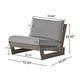 preview thumbnail 29 of 36, Sherwood Outdoor Club Chairs (Set of 2) by Christopher Knight Home
