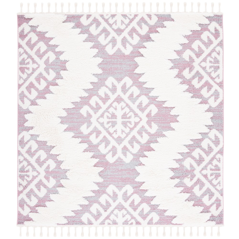 SAFAVIEH Moroccan Tassel Shag Berneice Boho Tribal 2-inch Thick