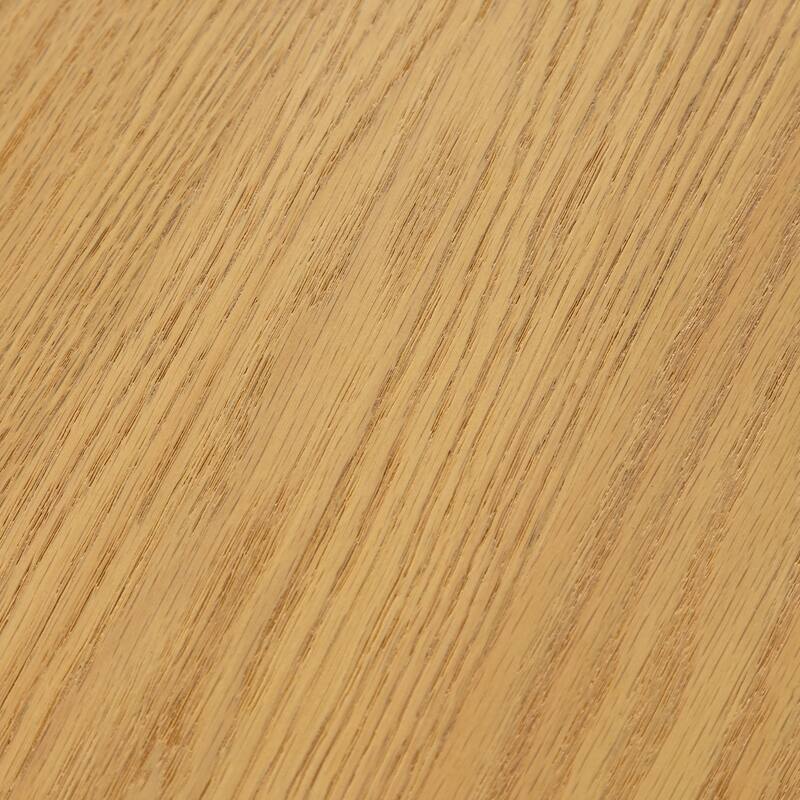 Solid Wood Farmhouse Dining Table Oval Wood Top for Modern Dining Rooms & Family Gatherings