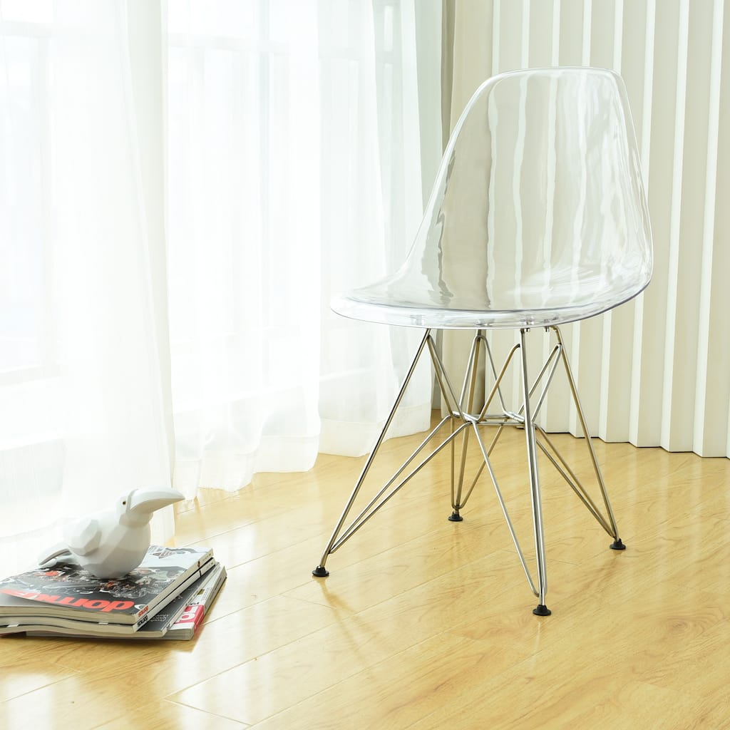 Mod Made Paris Tower Acrylic Dining Chair (Set of 2)