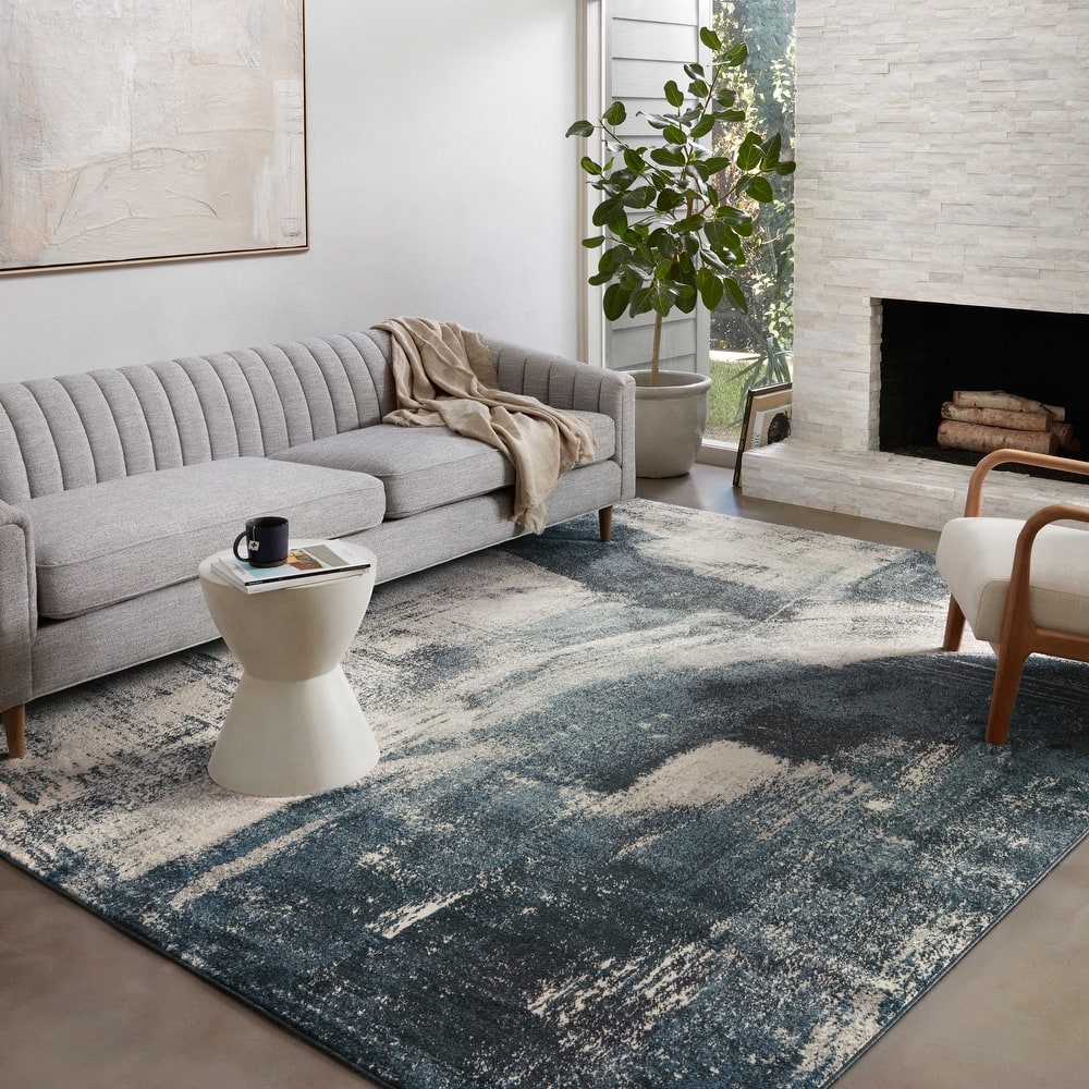 Alexander Home Bentley Industrial Modern Area Rug