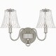 preview thumbnail 2 of 5, McKinney 2-Light Brushed Nickel Bath Light