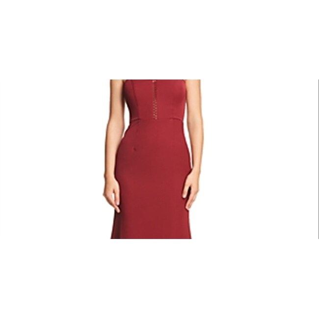Jarlo Women's Noelle Lace Trim Fluted Evening Dress Orange Size S - Bed  Bath & Beyond - 40556585