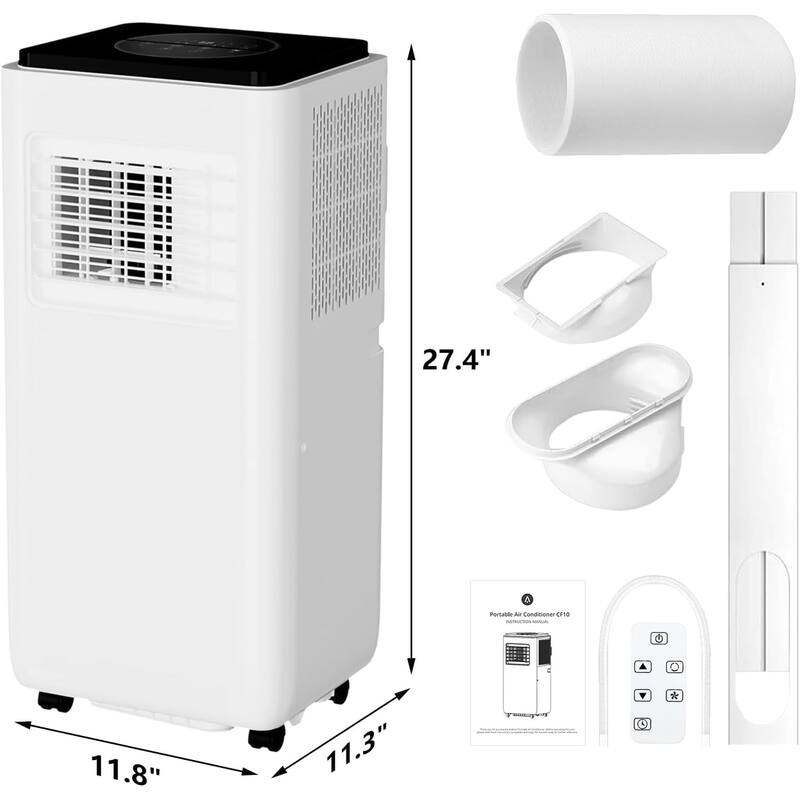10000 BTU Portable Air Conditioner, 24H Timer Function