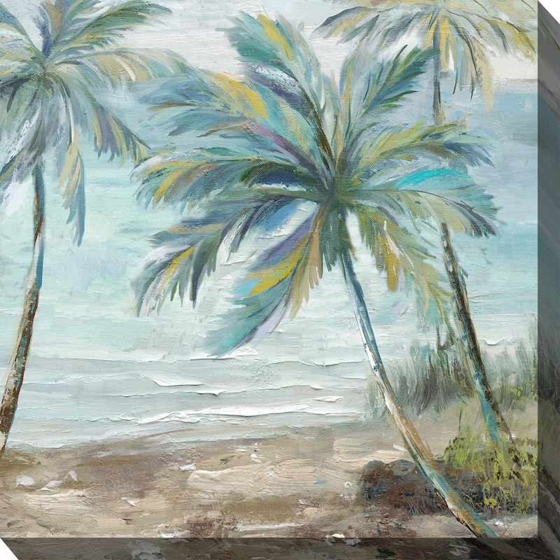 Coastal Palm 2 Indoor/Outdoor Art 24"x24"