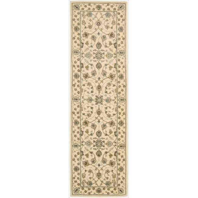 Nourison Hand-tufted Floral Scroll Traditional Persian Area Rug
