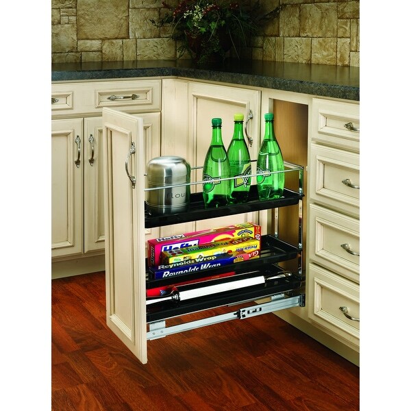 Rev-A-Shelf 548-BC-8C 548 Series 7.75 Wide Three Tier Pull ...