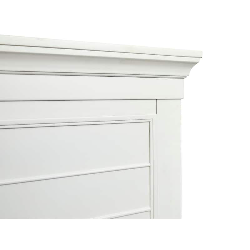 Magnussen Home Charleston White Dove Panel Bed