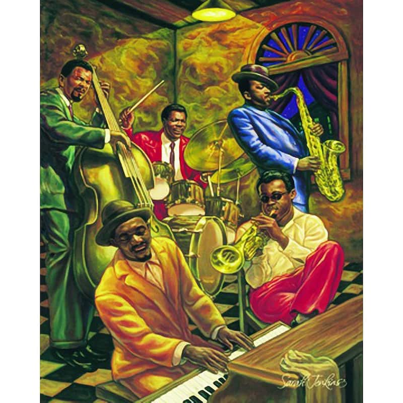 Cool Jazz Art Poster - 24 x 36 Inch