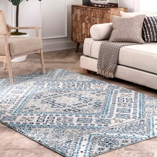 Shop Porch Den Lusanne Transitional Floral Area Rug Overstock 28135705 5 X 8