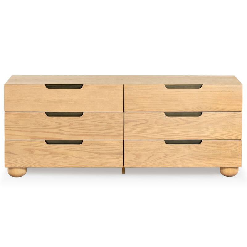 SAFAVIEH Couture Beethoven Wood 6 Drawer Dresser