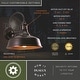 preview thumbnail 4 of 15, Dorado Bronze Motion Sensor Dusk to Dawn Farmhouse Barn Dark Sky Outdoor Wall Light