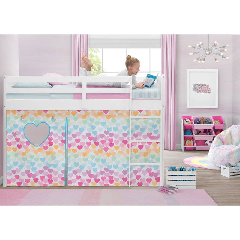 Loft Bed Tent - Curtain Set For Twin Loft Bed (Bed Sold Separately)