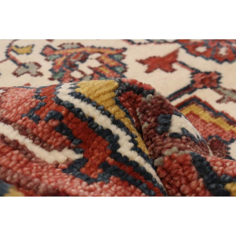 ECARPETGALLERY Hand-knotted Jules Serapi Cream, Copper Wool Rug - 8'8 x 11'11