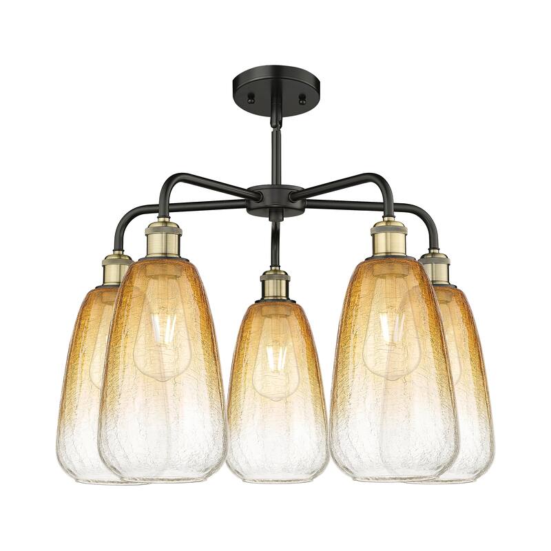 Innovations Lighting Endless Possibilities Ballston - Brookhaven Almond - 5 Light 25" Stem Hung Chandelier