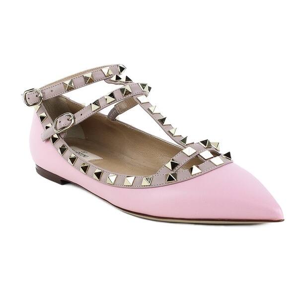 pink valentino flats