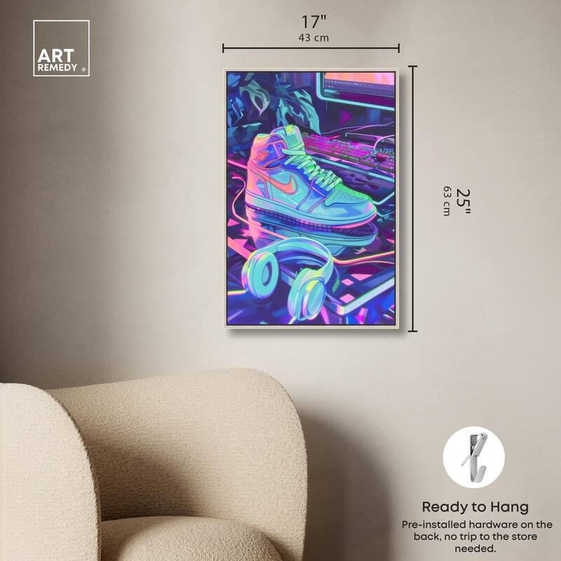 PC Gamer Sneaker Canvas by Art Remedy