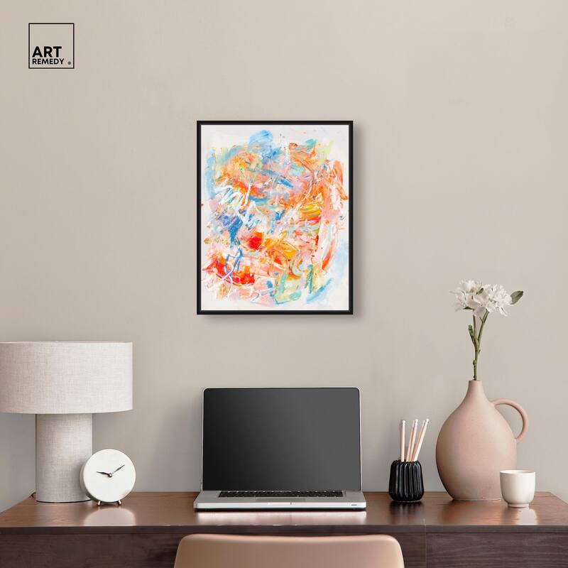 Swirling Hues I Canvas by Art Remedy