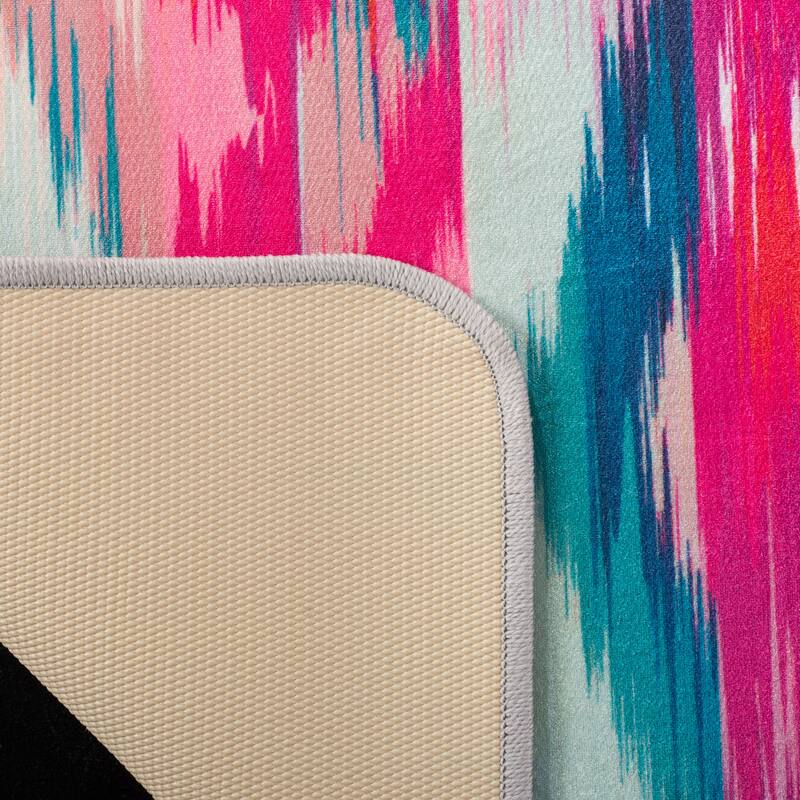 SAFAVIEH Daytona Machine Washable Slip Resistant Fioranna Graphic Abstract