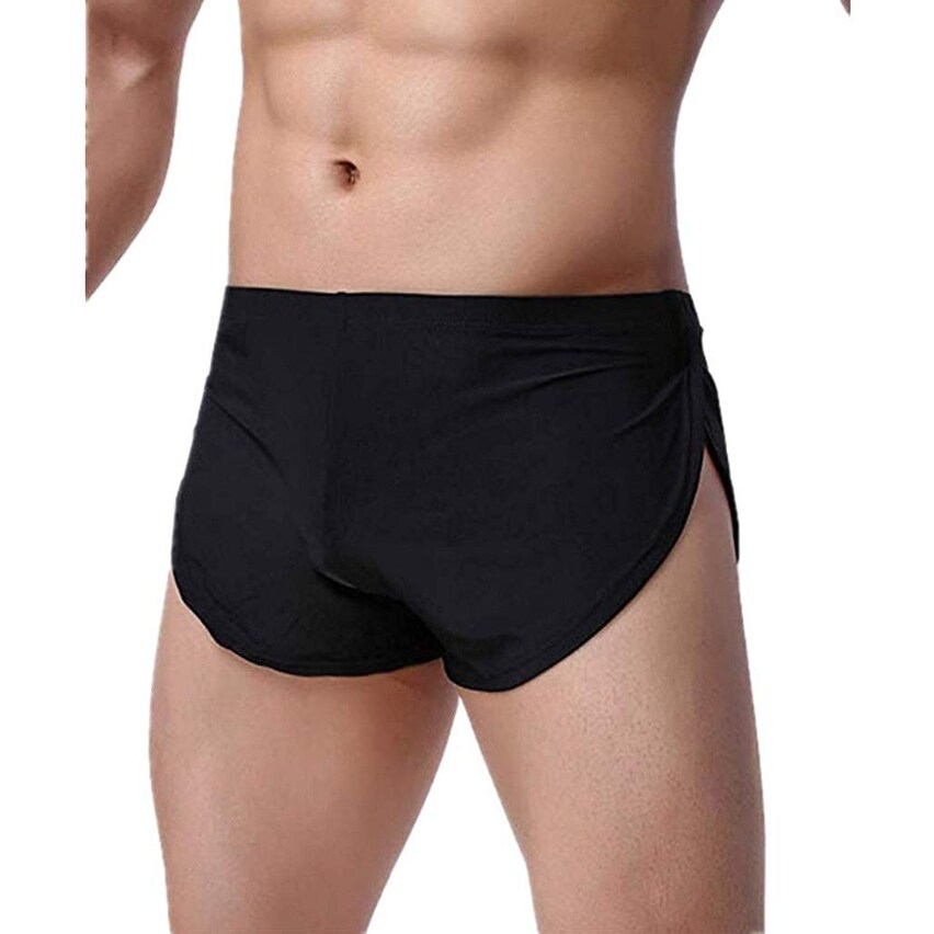mens black swim briefs