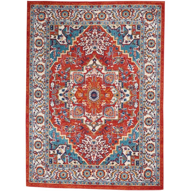 Nourison Passion Persian Garden Medallion Area Rug