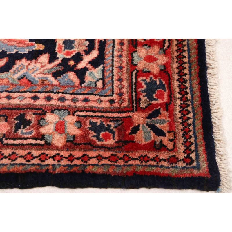 ECARPETGALLERY Hand-knotted Andelz Dark Navy Wool Rug - 4'1 x 6'6