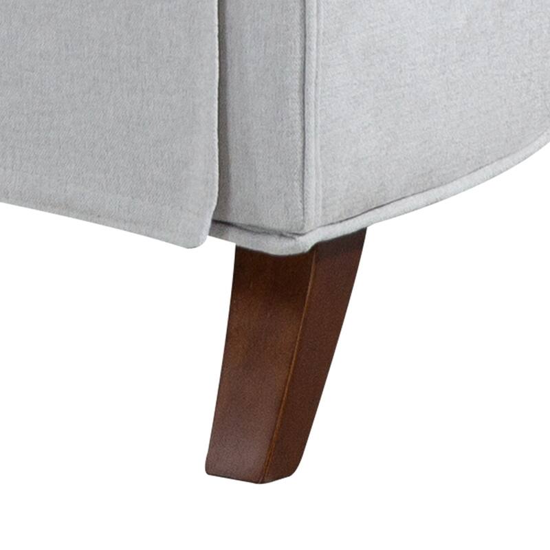 Accent Chair With Comfy Chenille Club Fabric
