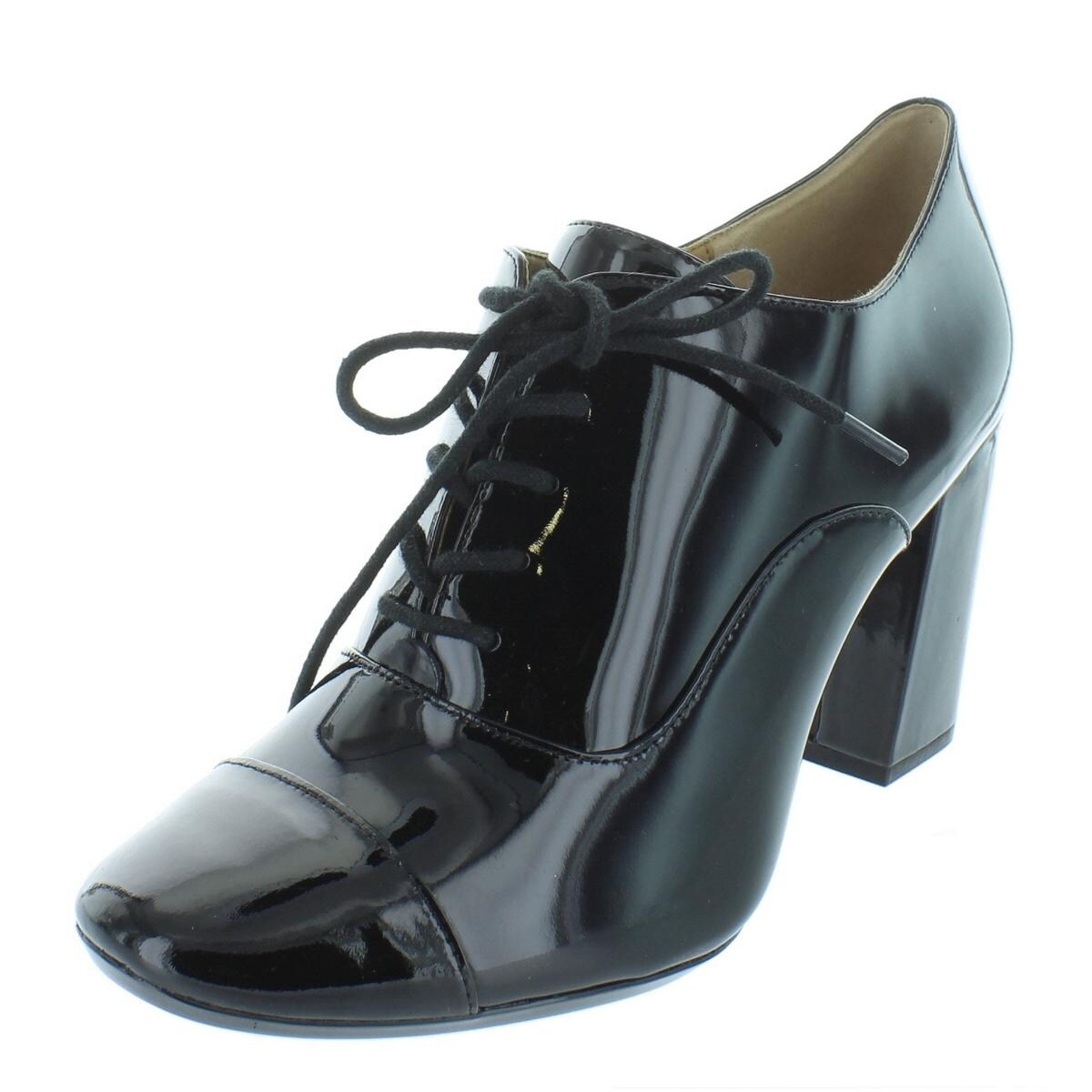 calvin klein patent leather booties