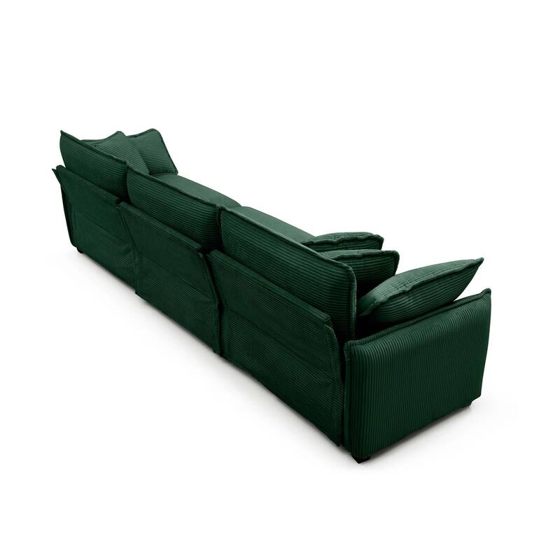 3+2 Seater Flexible Combinations Sofa Set with Pillows