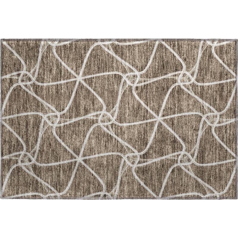 Premium Washable Super Soft Contemporary Geo Mayfield Rug