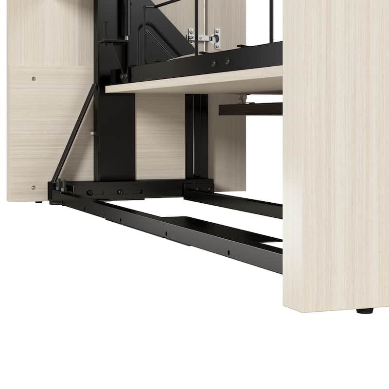 Bestar Lumina 68W Queen Murphy Bed for Multipurpose Space