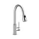 preview thumbnail 2 of 5, SAFAVIEH Solea Prosper Stainless Steel Dual Function Pull-Down Spray Kitchen Faucet - 9"W x 2"D x 16"H