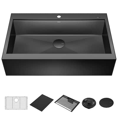 Delta 95D9031-T36S Rivet 36" Workstation Farmhouse Apron Front Kitchen