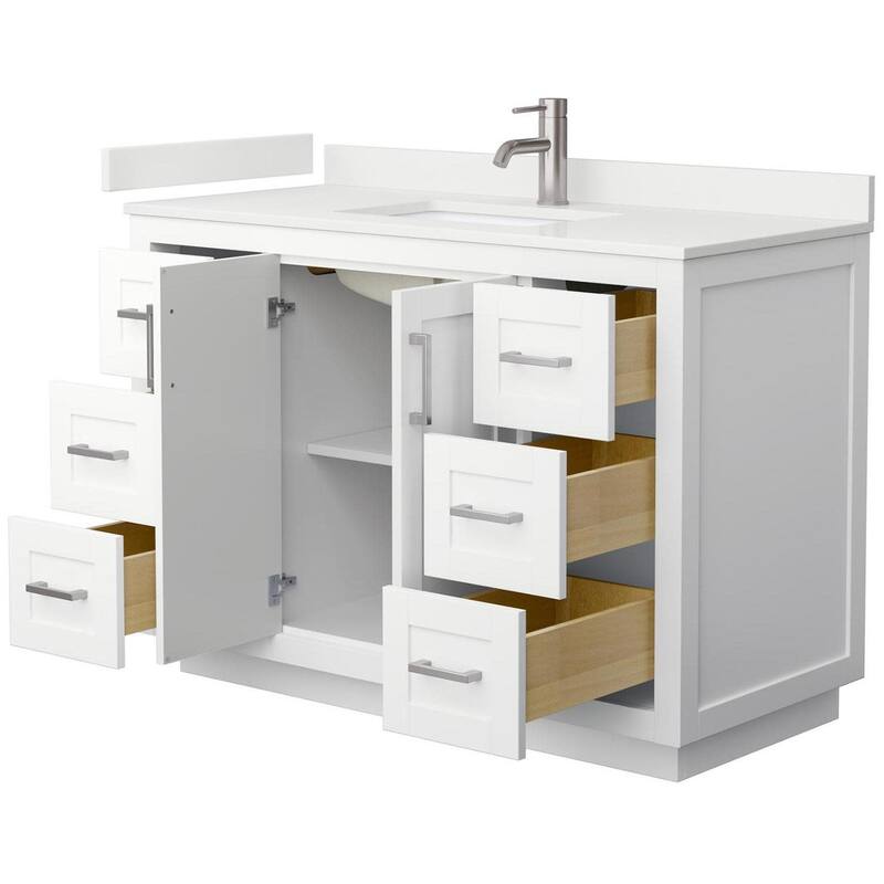 Wyndham Collection WCF292948S-QTZ-UNSMXX Miranda 48" Free Standing
