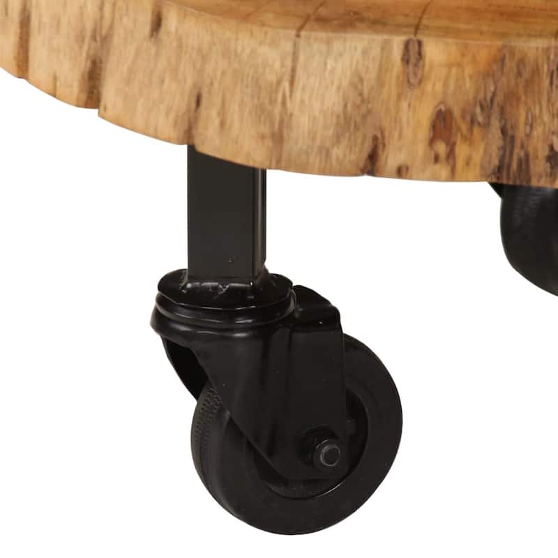 vidaXL Coffee Table Solid Wood Acacia 23.6"x21.7"x9.8"