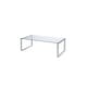 preview thumbnail 1 of 0, Gen Small Coffee Table - 16"H x 35"W x 14" D Silver