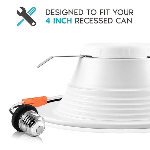 Soffit Lights Outdoor LUXRITE 4in Can Light 10W=60W 5 Color Selectable Dimmable Remodel Integrated LED Recessed Light Kit Baffle Trim (4 Pack) LR23790-4PK - The Home Depot Led Retrofit Light Soffit Lights Outdoor LUXRITE 4in Can Light 10W=60W 5 Color Selectable Dimmable Remodel Integrated LED Recessed Light Kit Baffle Trim (4 Pack) LR23790-4PK - The Home Depot Led Retrofit Light