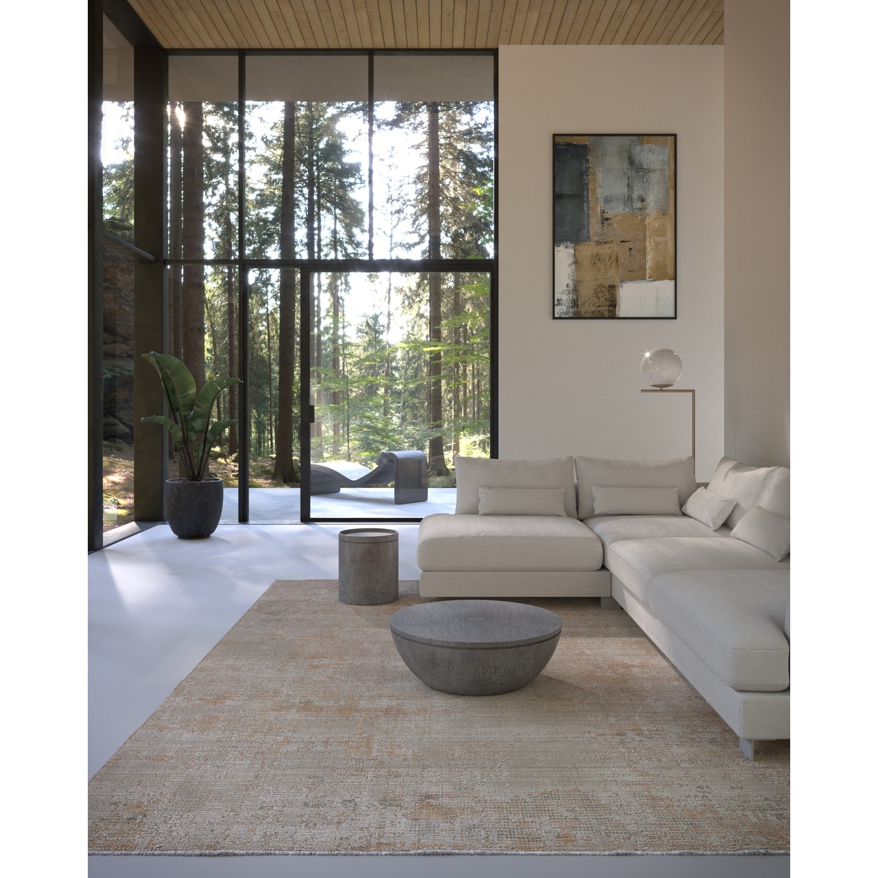 Momeni Morgan Traditional Abstract Polyester Area Rug