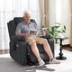 preview thumbnail 14 of 77, MCombo Electric Power Lift Recliner Chair Sofa with Massage and Heat, 3 Positions, USB Ports, Faux Leather