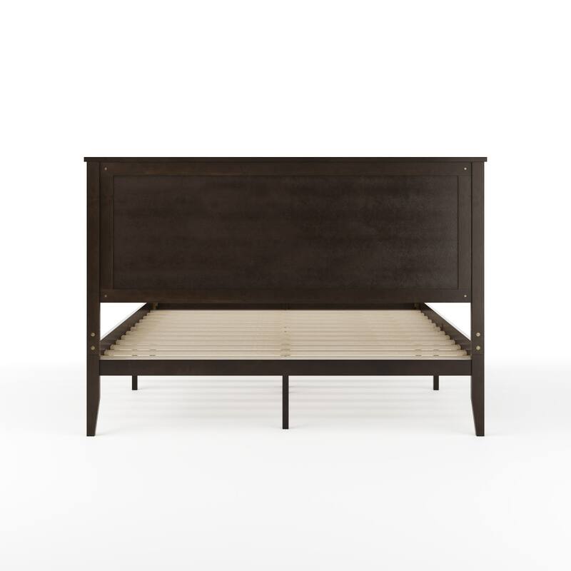Martha Stewart Wooden Platform Bed with Headboard and Footboard