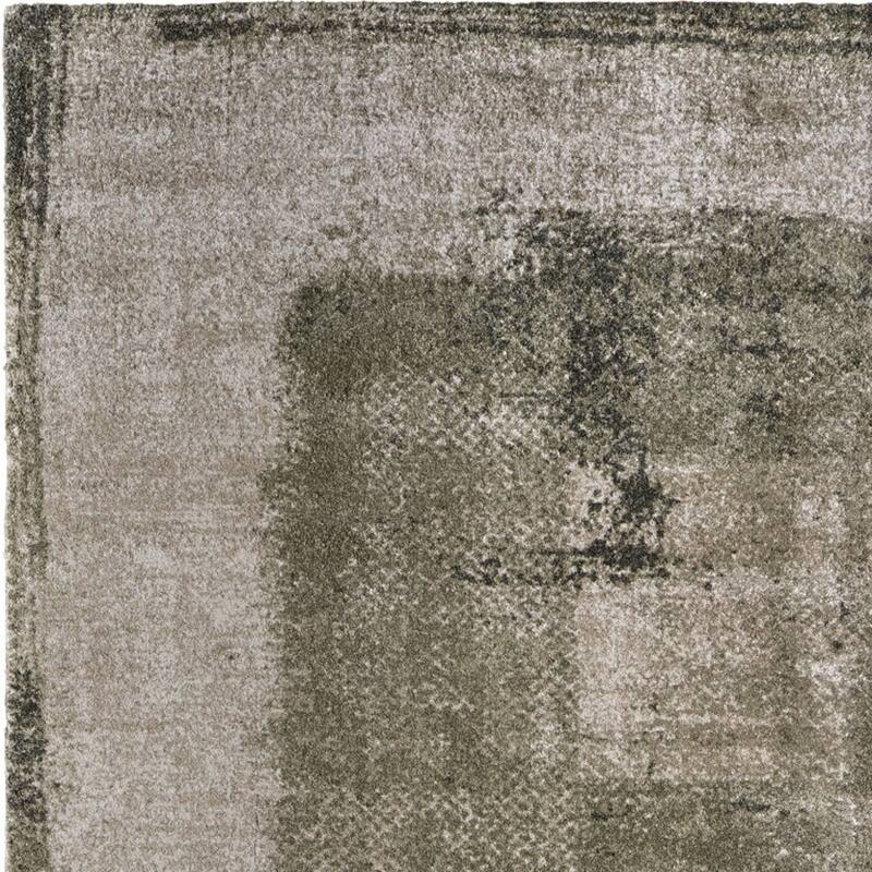 HomeRoots Abstract Industrial Rectangle Area Rug