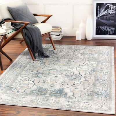 Livabliss Karenin Traditional Border Area Rug
