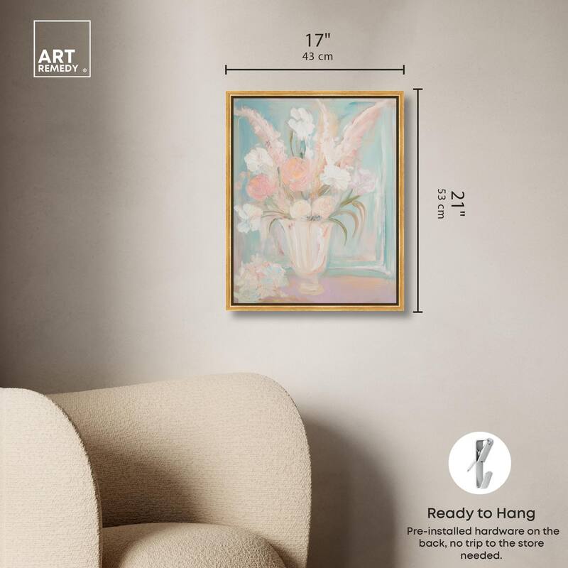 Still Life in Soft Hues II Canvas by Art Remedy