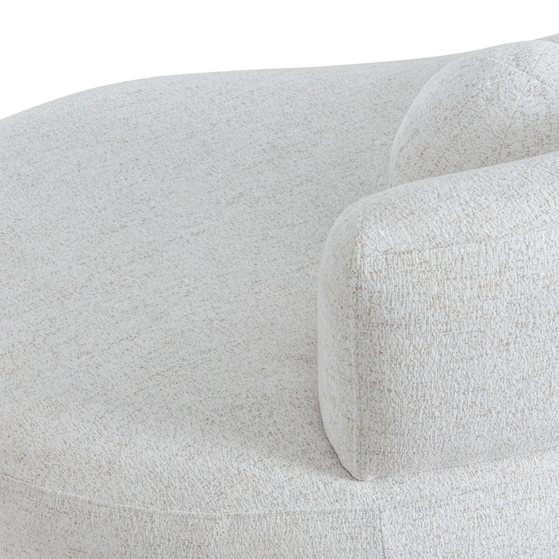 Oakland 97.5 in. 3-Seater Sofa with Oval Seat