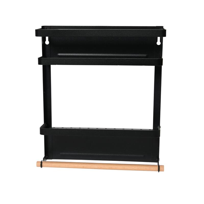 Household Essentials Metal Magnetic Organizer Rack - 11.3"L x 3.1"W x 12.6"H